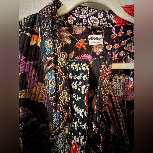 Multicolor Patchwork Robe - Picture 4 of 6